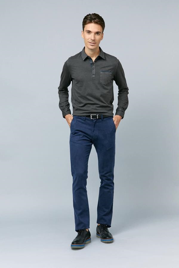 POLO ESTRUCTURA DELANTERO DETALLES CONTRASTE | ANTONIO MIRO