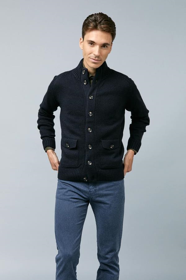 CHAQUETA BOTONES LANA | ANTONIO MIRO