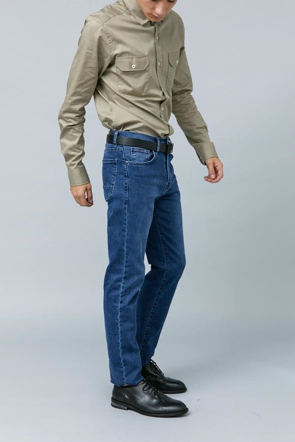 TEJANO ELÁSTICO CORTE BOLSILLO USED | ANTONIO MIRO