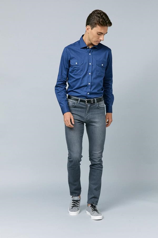 TEJANO ELÁSTICO CORTE BOLSILLO USED | ANTONIO MIRO