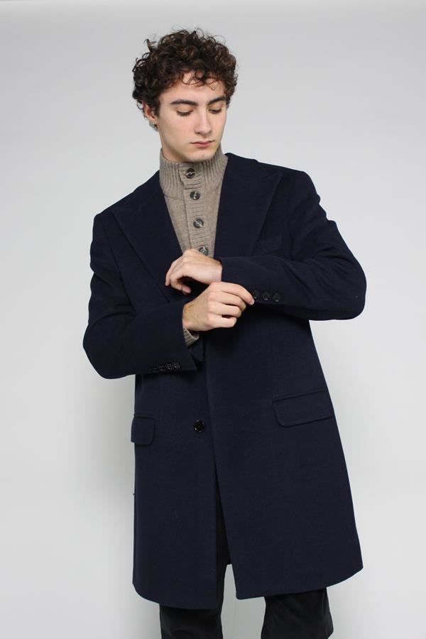 ABRIGO LANA MARINO LARGO | ANTONIO MIRO