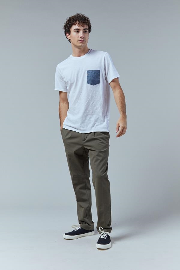 CAMISETA BLANCA DETALLE BLANCA | ANTONIO MIRO