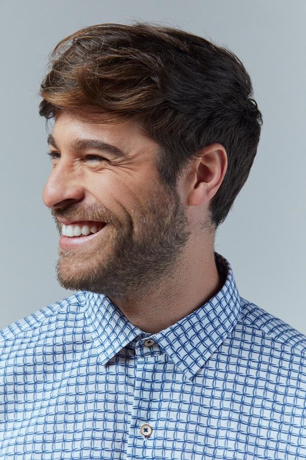 CAMISA CUADRO AZULEJO | ANTONIO MIRO