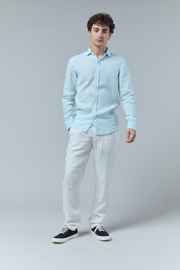 CAMISA LINO MANGA LARGA | ANTONIO MIRO