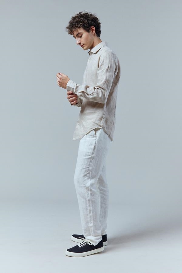 CAMISA LINO MANGA LARGA | ANTONIO MIRO