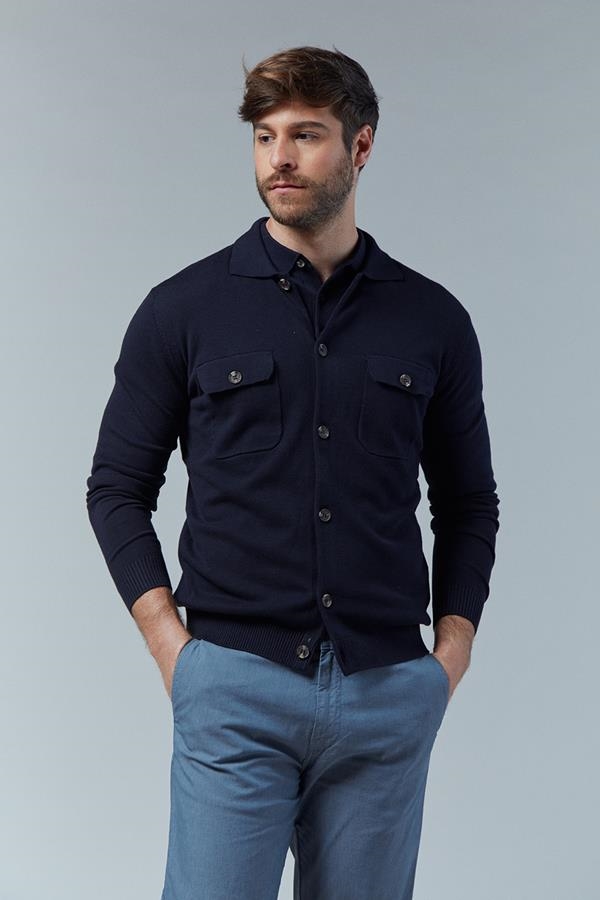 CHAQUETA BOTONES BOLSILLOS PECHO  | ANTONIO MIRO