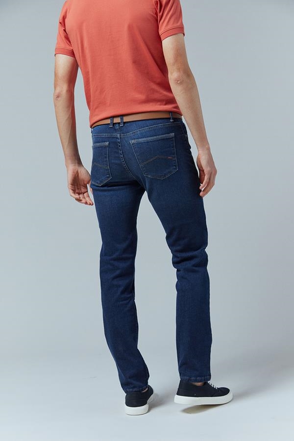 TEJANO ELÁSTICO PIEDRA AZUL OSCURO | ANTONIO MIRO