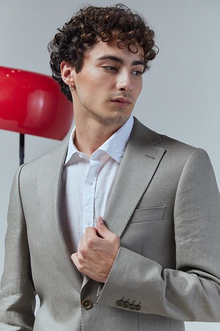 TRAJE 100% LINO BEIGE | ANTONIO MIRO