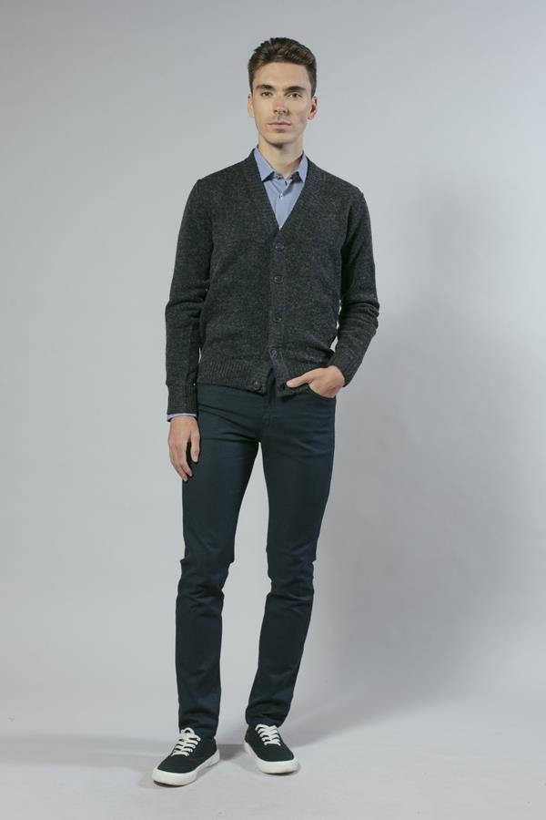 CHAQUETA GRIS LANA/NYLON | ANTONIO MIRO