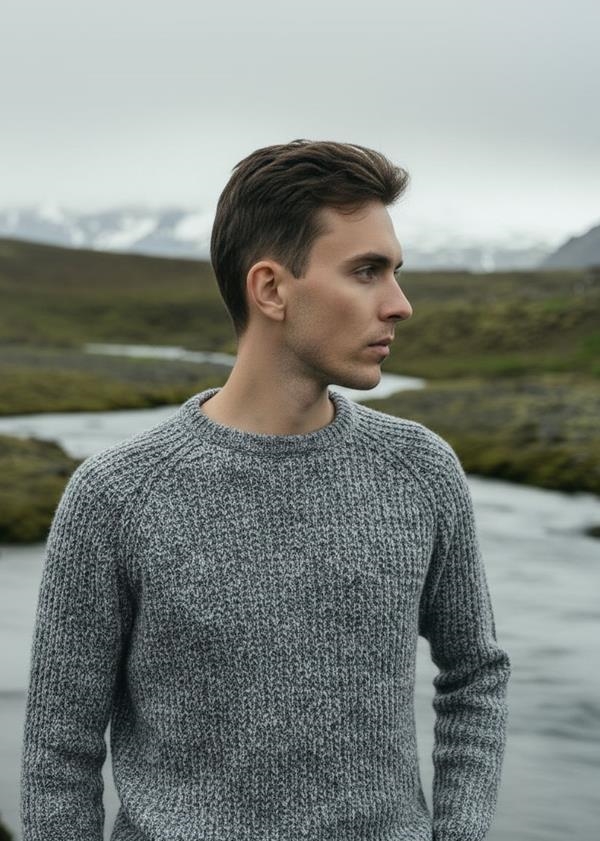 JERSEY CHENILLA AZUL/BLANCO | ANTONIO MIRO