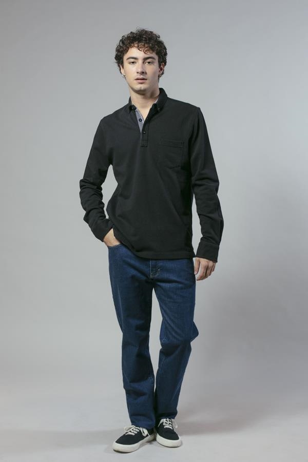 POLO ESTRUCTURA DETALLE CONTRASTE BOLSILLO | ANTONIO MIRO