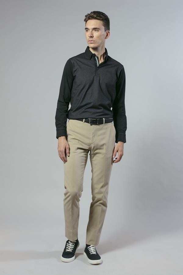 POLO DELANTERO JACQUARD DETALLE | ANTONIO MIRO