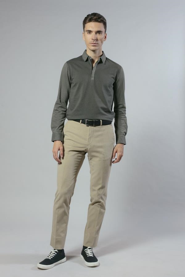 POLO MICRODIBUJO ESTRUCTURA CUELLO CREMALLERA | ANTONIO MIRO