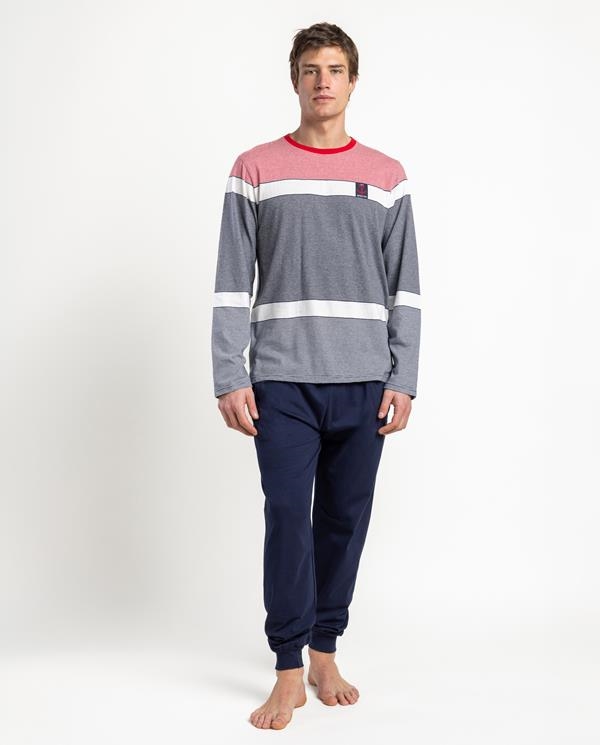 PIJAMA LARGO RAYAS ANCHOR D | ANTONIO MIRO