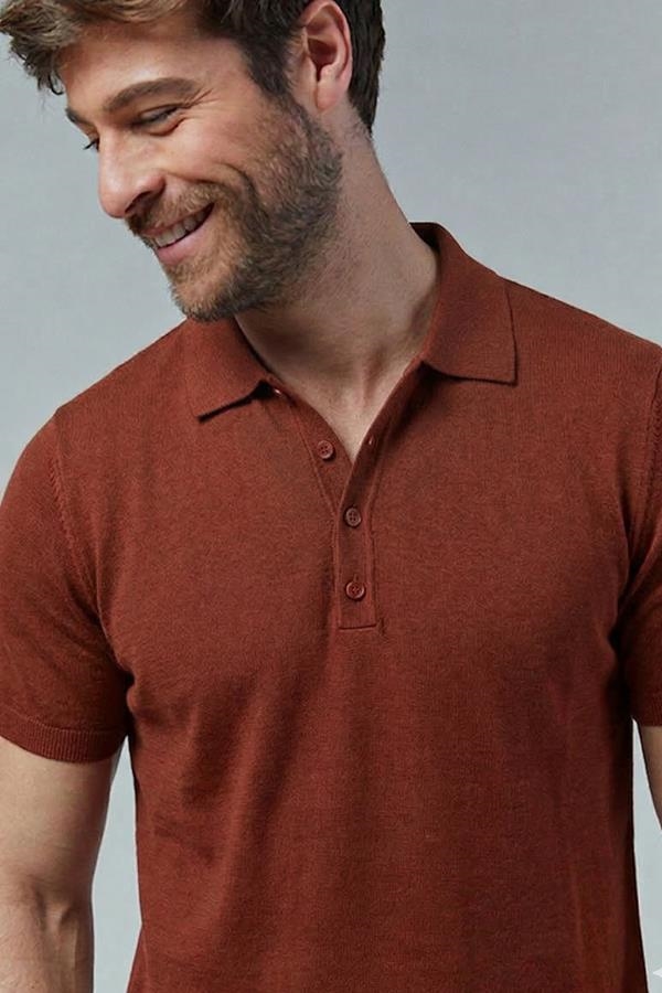 POLO MANGA CORTA ALGODÓN/SEDA/LINO | ANTONIO MIRO