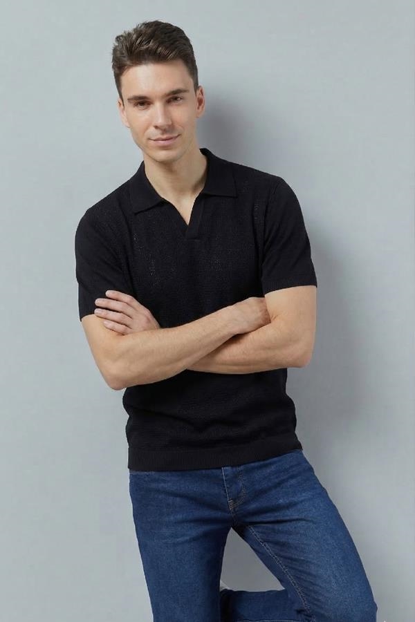 POLO LINO SIN BOTONES | ANTONIO MIRO