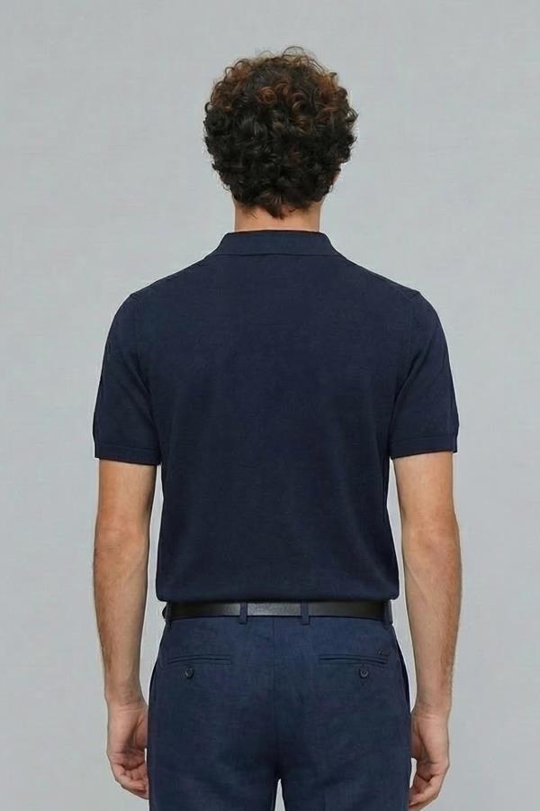 POLO ALGODÓN LISO NAVY | ANTONIO MIRO