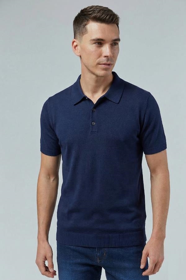 POLO MANGA CORTA BOTONES ALGODÓN  | ANTONIO MIRO