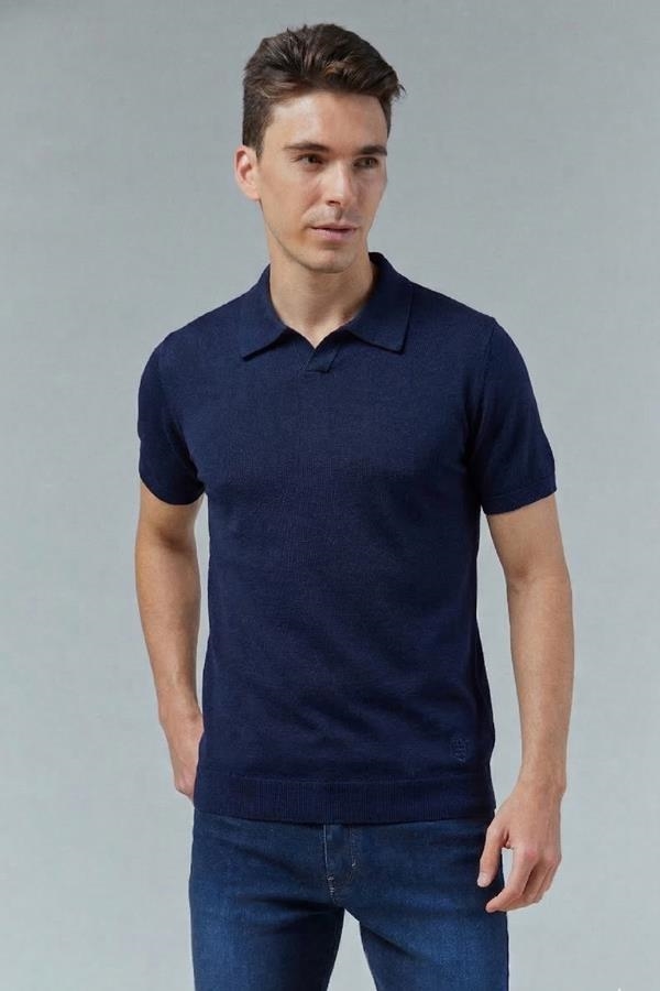 POLO MANGA CORTA SIN BOTONES ALGODÓN  | ANTONIO MIRO