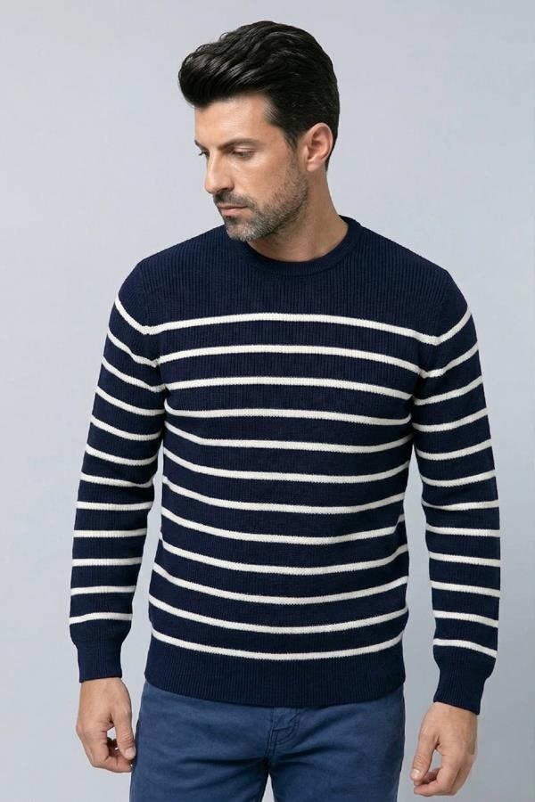 JERSEY CUELLO REDONDO RAYAS MARINERAS | ANTONIO MIRO