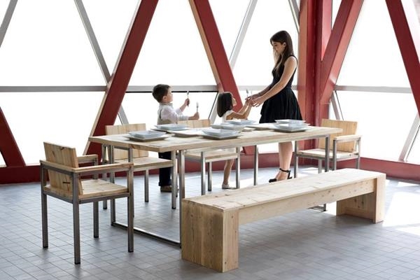 Mesa comedor base hierro 220x90 | ANTONIO MIRO