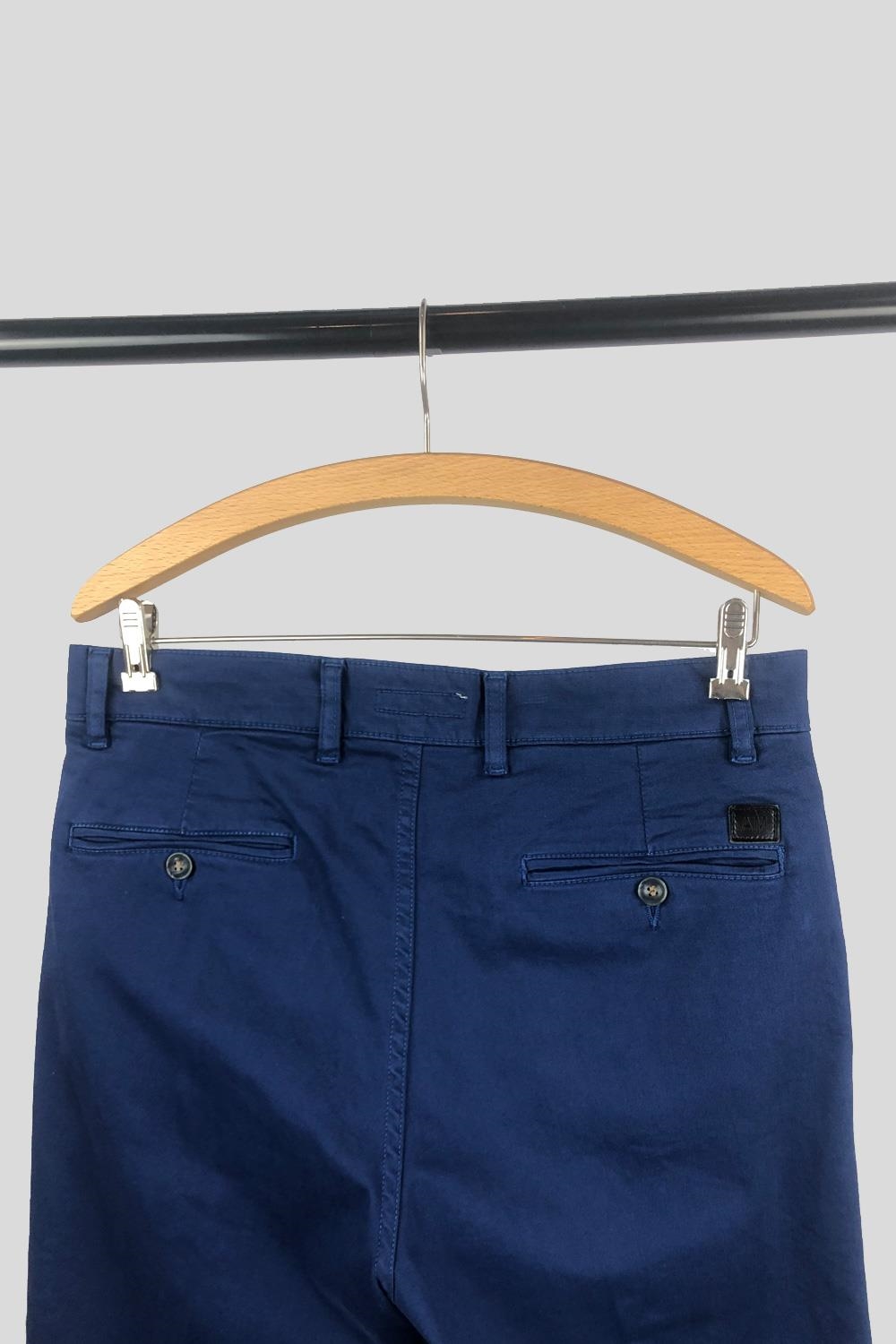 Pantalón chino elástico azulón | 4068