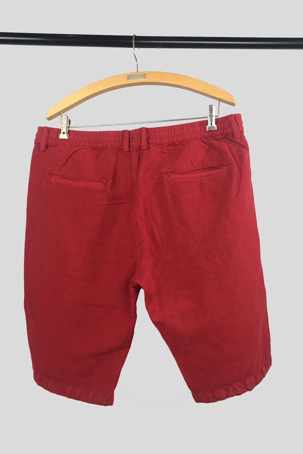 Pantalón corto lino rojo | 1604HPBR00/005