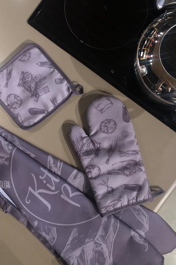 SET VEGGIE (MANOPLA + AGARRADOR + DELANTAL) | ANTONIO MIRO