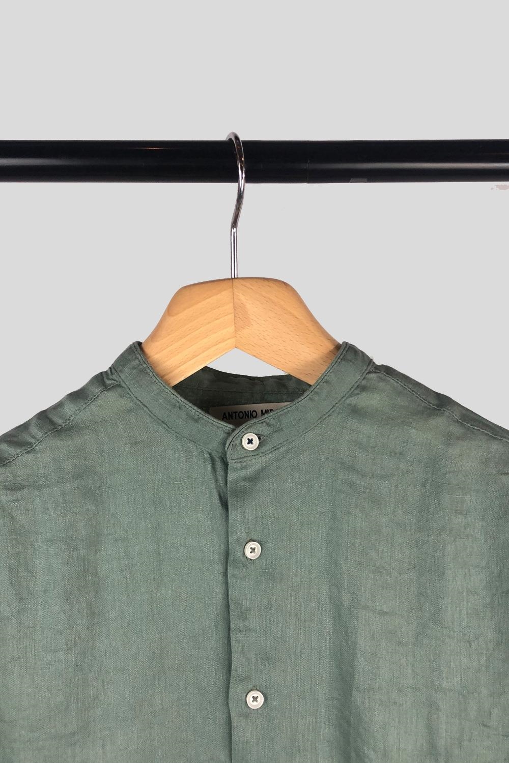 Camisa sport cuello verde | 1625HCSL02/027