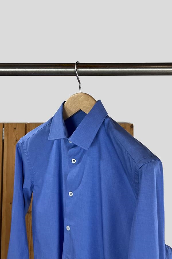 CAMISA FIL A FIL AZUL | ANTONIO MIRO