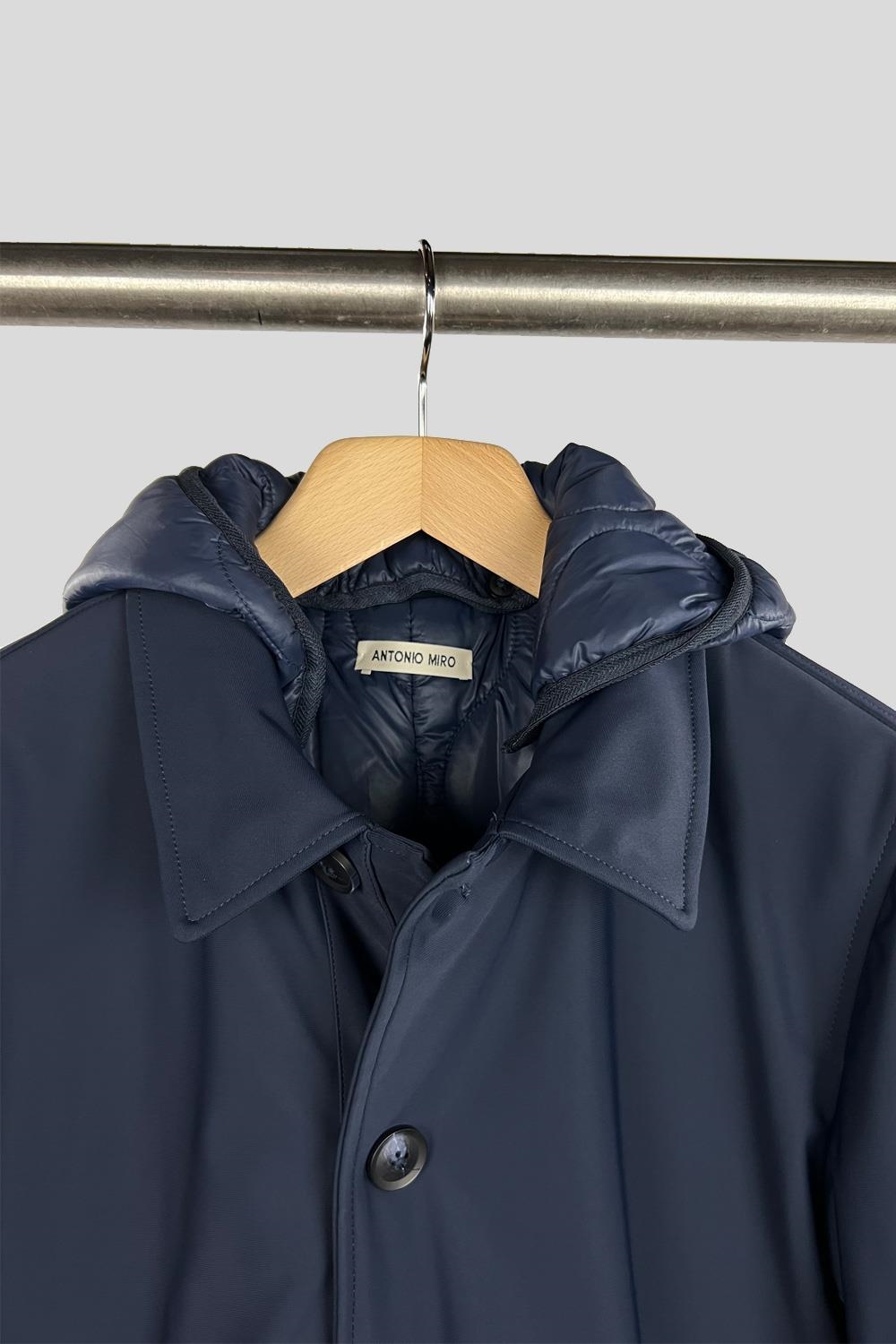 Parka Hombre 4 Bolsillos Azul Marino